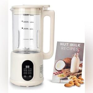 Nut Milk Maker 8 in 1 Auto PlantBased Milk Soy, Oat, Almond, Coconut Milk Maker